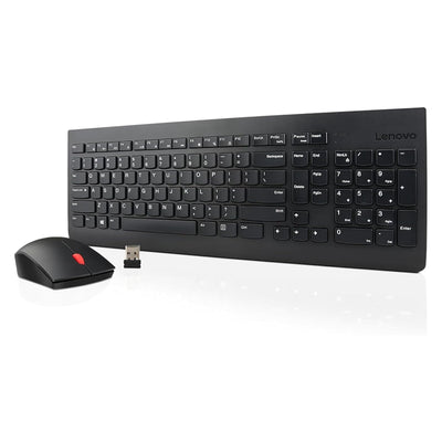 Lenovo 510 Wireless Combo Keyboard Mouse - 2.4 GHz / Nano USB / 1200 DPI / Arabic/English / 1YW