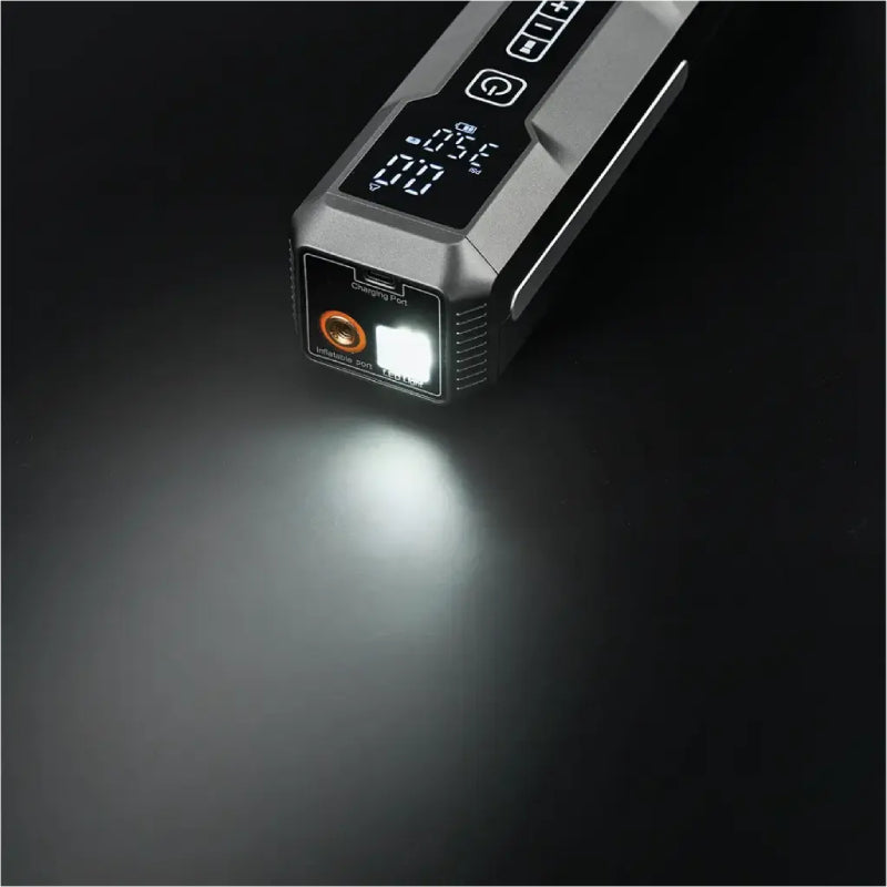 Porodo Ignatov Jump Starter & Air Pump with Handheld Vacuum & USB-C Recharge - Black