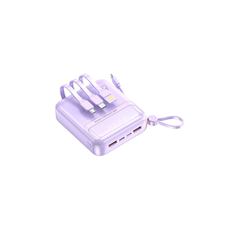 LEEDOR HT-DX255 Fast Charging Power Bank - 20W / 10000mAh / Purple