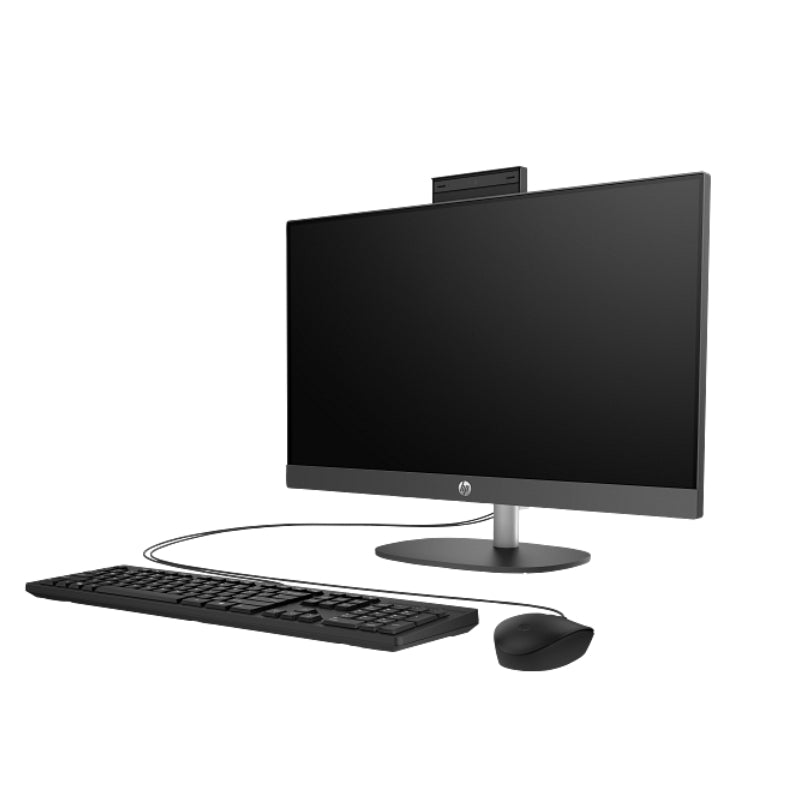 HP ProOne 240 G10 AIO - i7 / 16GB / 512GB (NVMe M.2 SSD) / 23.8" FHD Non-Touch / DOS (Without OS) / Integrated Intel Iris Xᵉ Graphics / 1YW / Black - Desktop