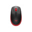 Logitech M190 Full-Size Wireless Mouse - Red