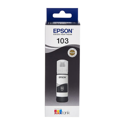 Epson 103 EcoTank Black Ink Bottle - 4500 Pages / Black Color / Ink Bottle