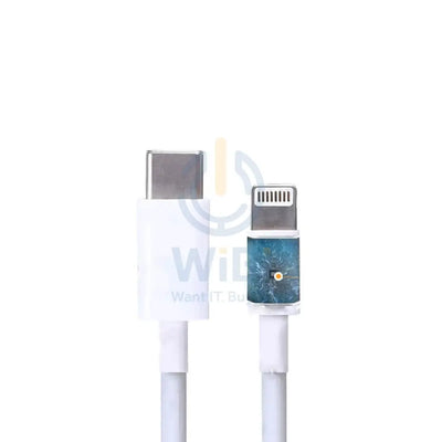 Aspor A109PD Type-C to Lightning Cable - 1 Meter / 27W / 3.0A / White Accessories > Cables & Converters > Cables