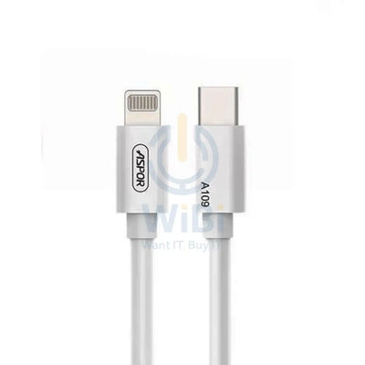 Aspor A109PDL 2M 27W Type C to Lightning Cable Accessories > Mobiles & Tablets > Tablets