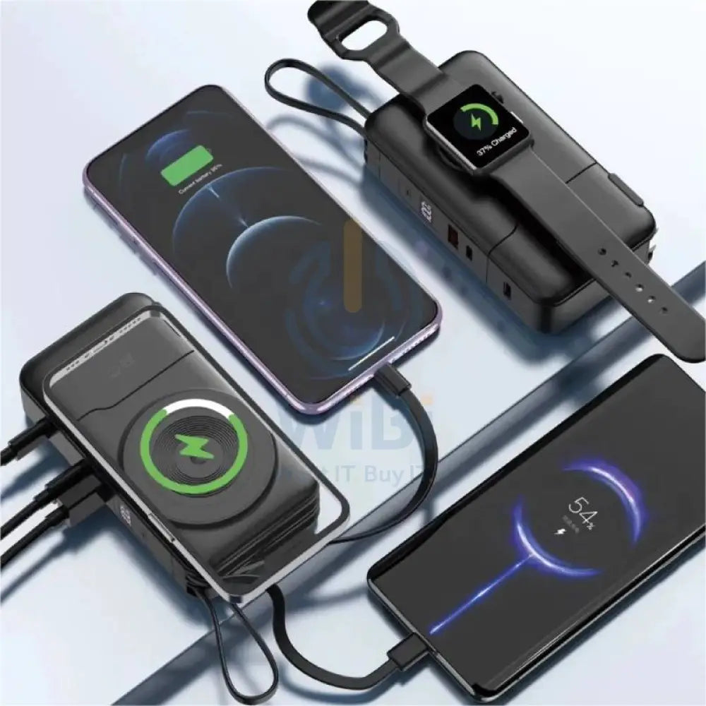 ASPOR A380 Power Bank and Charger - 10,000mAh / 35W / Black Accessories > Power Bank