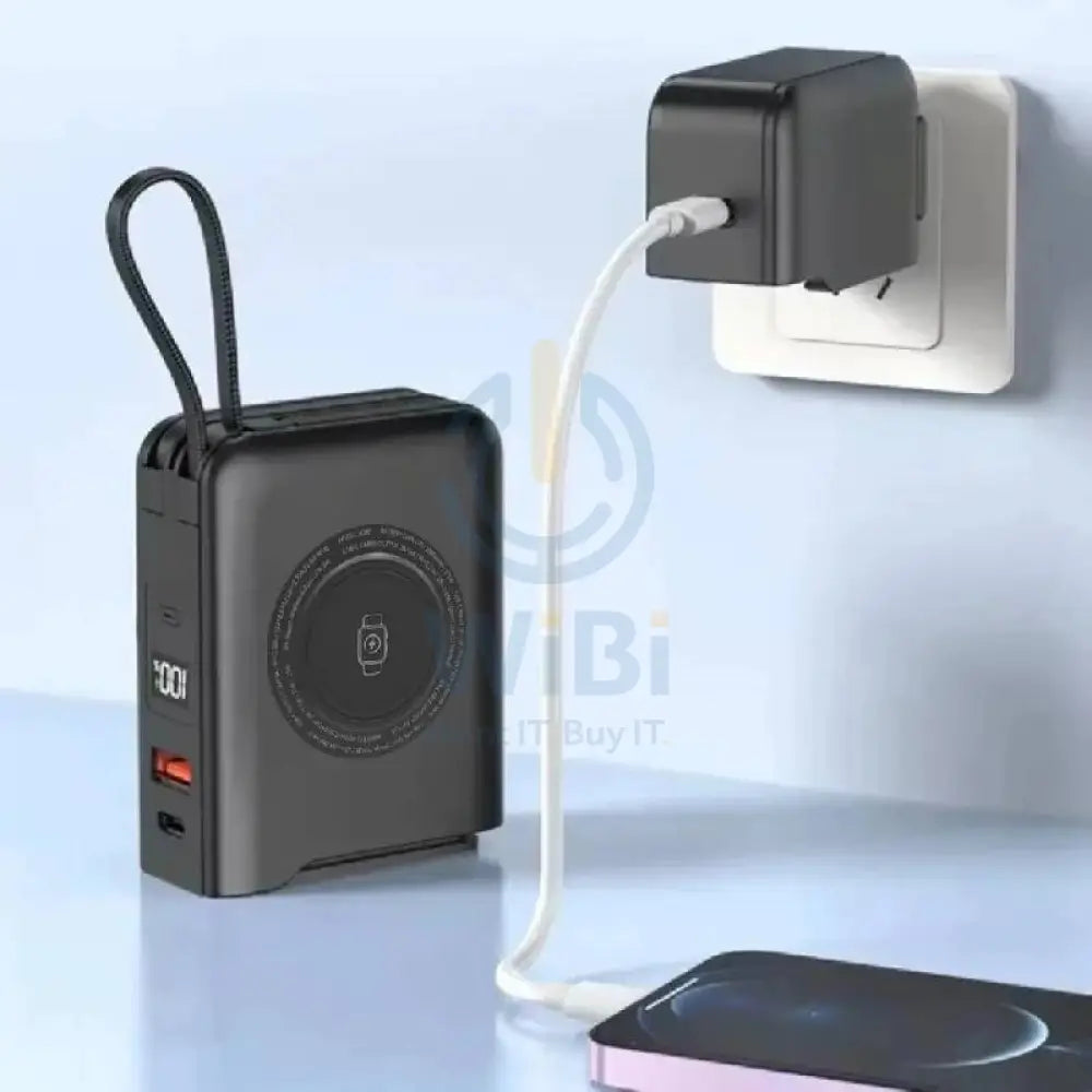 ASPOR A380 Power Bank and Charger - 10,000mAh / 35W / Black Accessories > Power Bank