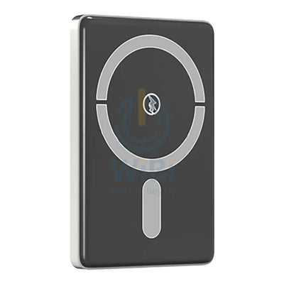 Aspor A381 Wireless Magnetic Portable Power Bank - 5000mAh / Black Accessories > Power Bank