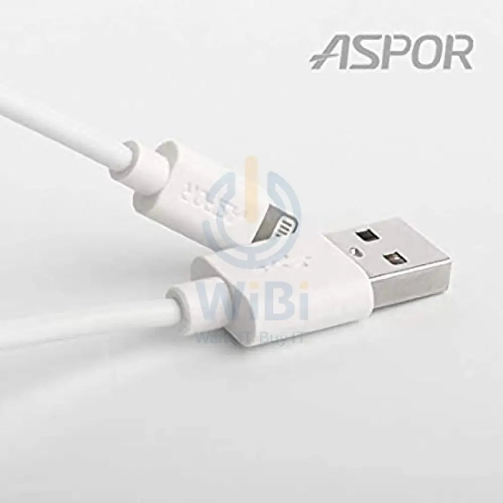 Aspor A903 2USB 3.4A Car Charger + Lightning Cable Accessories > Power Adapters