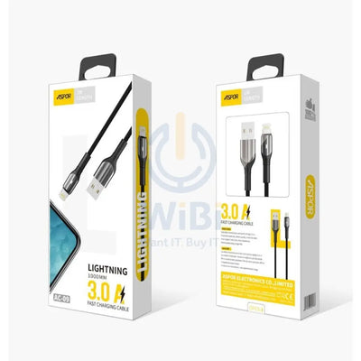 Aspor AC09 Charging Cable - Lightning / 1 Meter