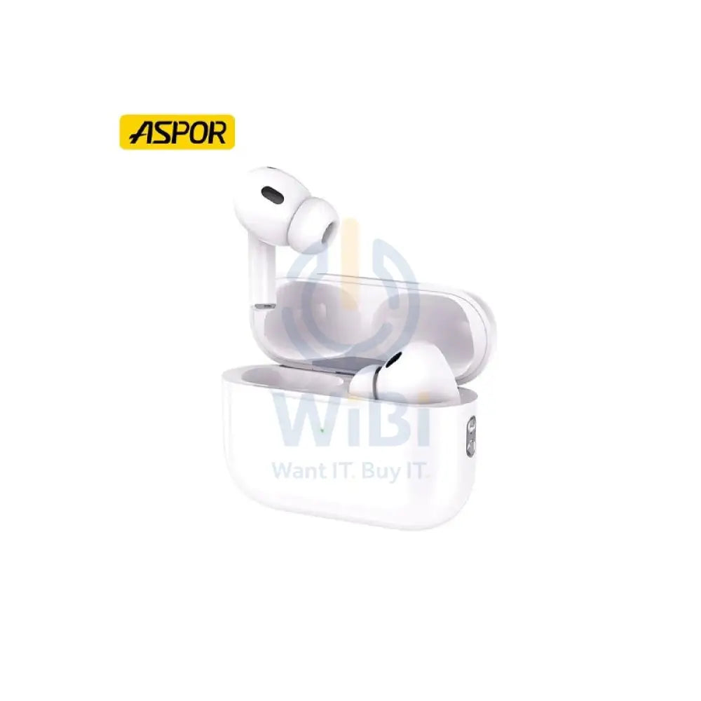 اسبور TWS بلوتوث ايربودز برو الثاني لاسلكي - أبيض اكسسوارات > الصوت > سماعات الرأس > منطقة العرض