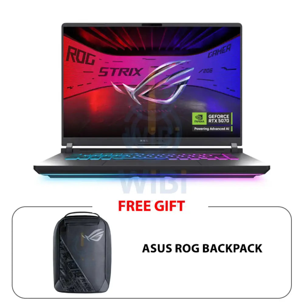 ASUS ROG Strix G16 (2025) G615 - 16’’ 2.5K WQXGA 240Hz Gaming Laptop/ Core i9 14900HX / 32GB / 1TB (NVMe M.2 SSD) / RTX