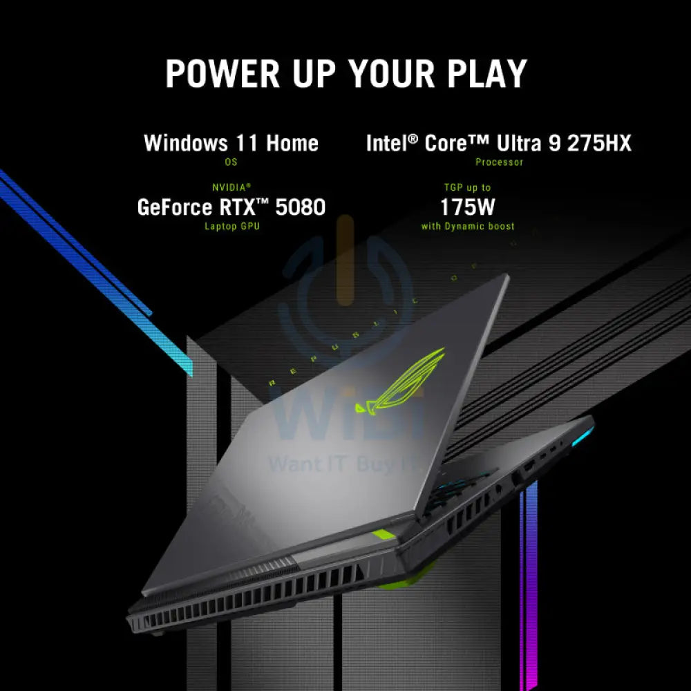 ASUS ROG Strix G18 (2025) G815 - 18’’ 2.5K WQXGA (2560 x 1600) / Ultra 9 275HX / 32GB / 1TB (NVMe M.2 SSD) / RTX 5080