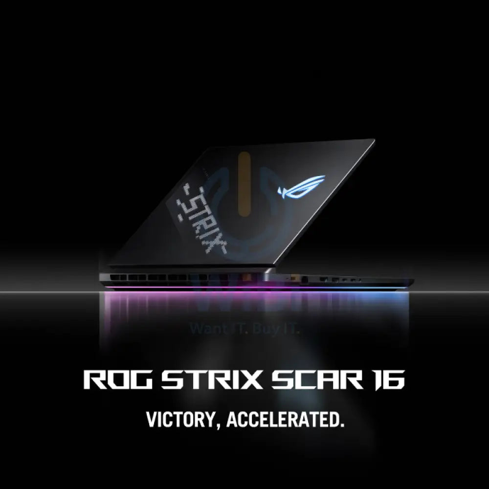 آسوس ROG Strix SCAR 16 (2025) G635 - 16 بوصة 2.5K WQXGA (2560 × 1600) / ألترا 9 275HX / 64 جيجابايت / 2 تيرابايت (NVMe م.2 إس إس دي) / RTX
