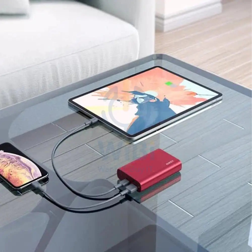 AUKEY 10,000mAh USB-C Power Bank with Quick Charge 3.0 & PD - Red Accessories > Power Bank