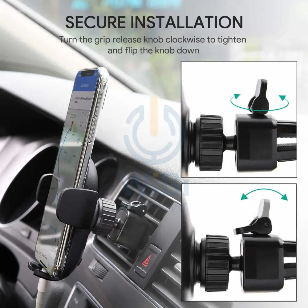 Aukey 360-Degree Flexible Phone Holder - Black Accessories > Mobiles & Tablets > Mobiles > Mobile Holder / Stands
