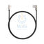 AUKEY 90 Degree Braided Nylon Sync & Charge Lightning Cable (1.2m / 3.95ft) - Black Accessories > Cables & Converters >