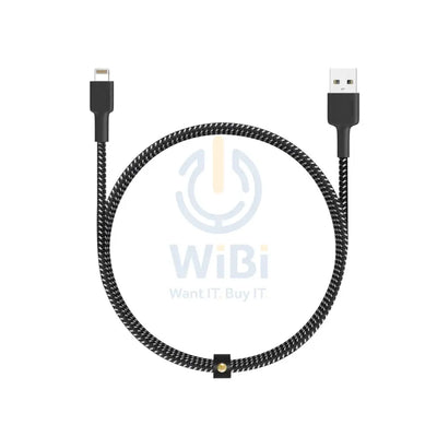 AUKEY Braided Nylon MFI Lightning Cable - 1.2m / Black Accessories > Cables & Converters > Cables > Offer Zone