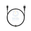 AUKEY Braided Nylon Sync USB-C to Lightning Cable(0.9m) - Black Accessories > Cables & Converters > Cables