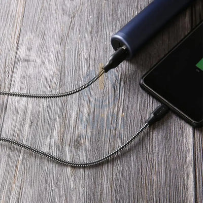 Aukey Braided Nylon USB 2.0 to Micro USB Cable (2m / 6.6ft) - Black Accessories > Cables & Converters > Cables > Offer
