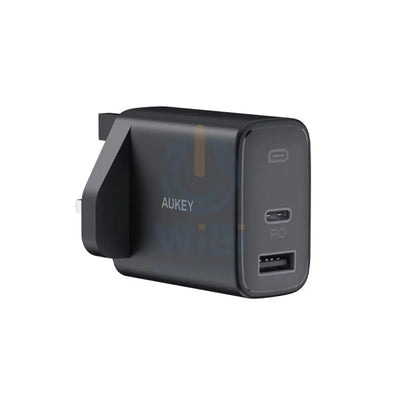 AUKEY Dual-Port Wall Charger - 32W / Black Accessories > Power Adapters