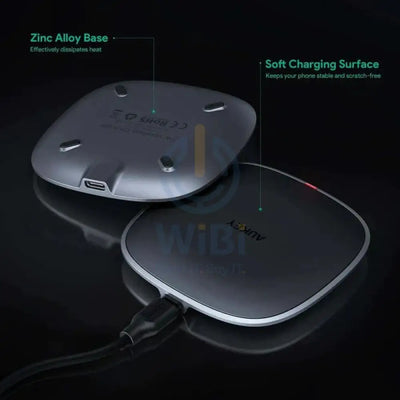 AUKEY LC-C6 BK USB-C Input 15W Wireless Fast Charger - Black Accessories > Power Adapters