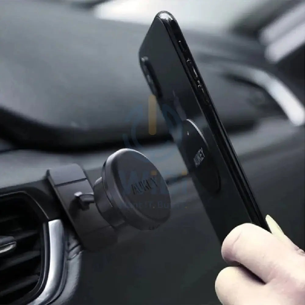Aukey Magnetic Phone Mount - Black Accessories > Mobiles & Tablets > Mobiles > Mobile Holder / Stands