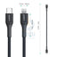Aukey PA-Y25: 20W Adapter with Type C Output CB-CL1: 0.9mtrs USB-C to Lightning Cable - Black Accessories > Cables &