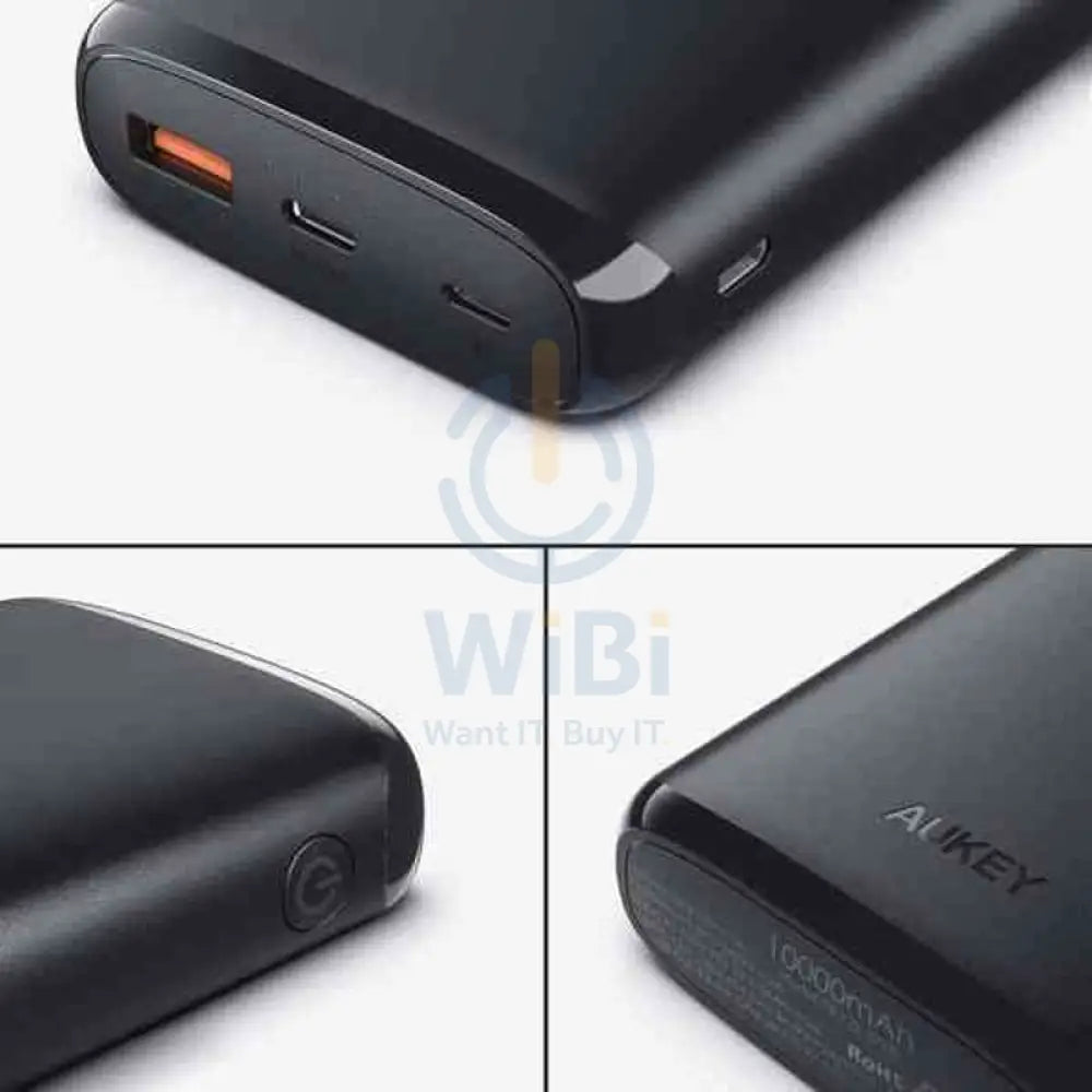 AUKEY Power Bank & QC 3.0 - 18W / 10,000mAh - Black Accessories > Power Bank > Offer Zone