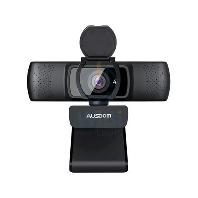 AUSDOM AF640 AF640 4K ويب كاميرا 4K ويب كاميرا 8 ميجابكسل التركيز البؤري التلقائي الخصوصية تغطية 30 إطارًا في الثانية يو اس بي  كاميرا كاميرات  ويب كاميرا