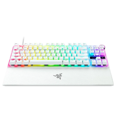 RAZER Huntsman V3 Pro Tenkeyless Gaming Keyboard - White - US Layout