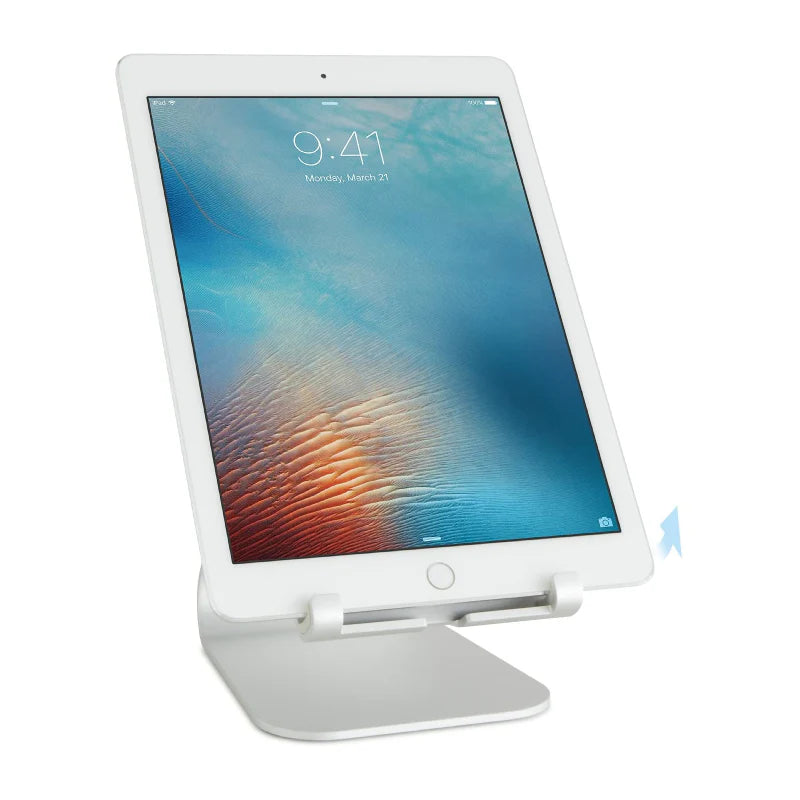 Bundle Offer - Zugu Alpha Case - iPad Air 11"/10.9" (2020-2025) / Purple + Rain Design mStand Tablet Plus iPad Stand - Silver