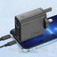 Earldom GaN Fast Charging Power Adapter - 65W / USB-C / USB-A / Black