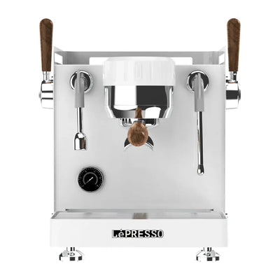 LePresso Commercial Bellissimo Triple Boiler 15 Bar Coffee Machine with Dual Italian Pump - White