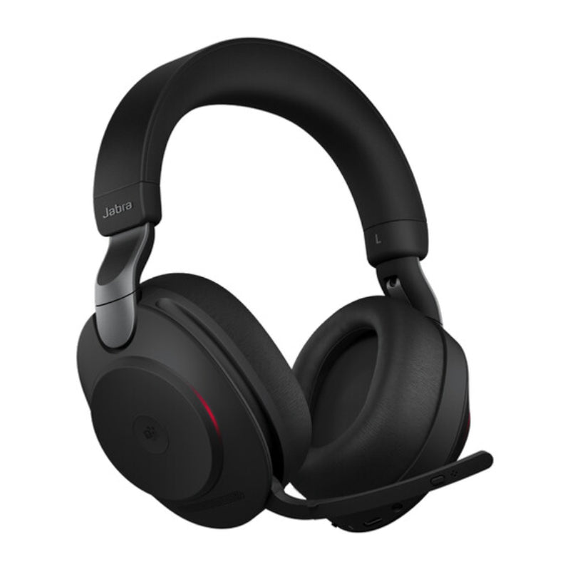Jabra Evolve2 85 MS Stereo Headphone with Stand - Wireless / USB-C / Black