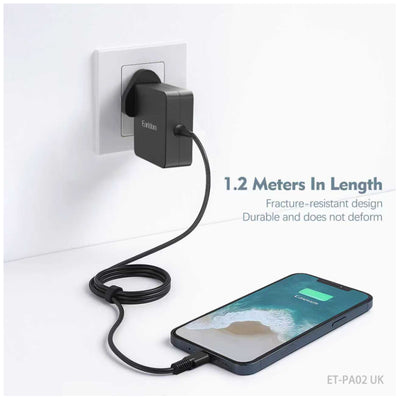 Earldom ET-PA02UK Laptop Power AC Adapter - 65W / 1.2 Meter / Black