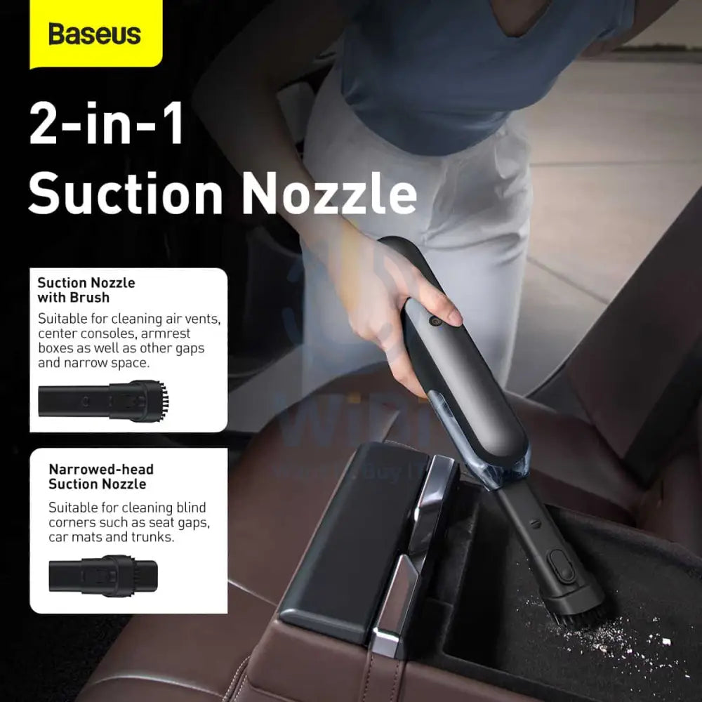 Baseus A1 Car Vacuum Cleaner - 4000PA / Type-C / Black Accessories > Other Accessories
