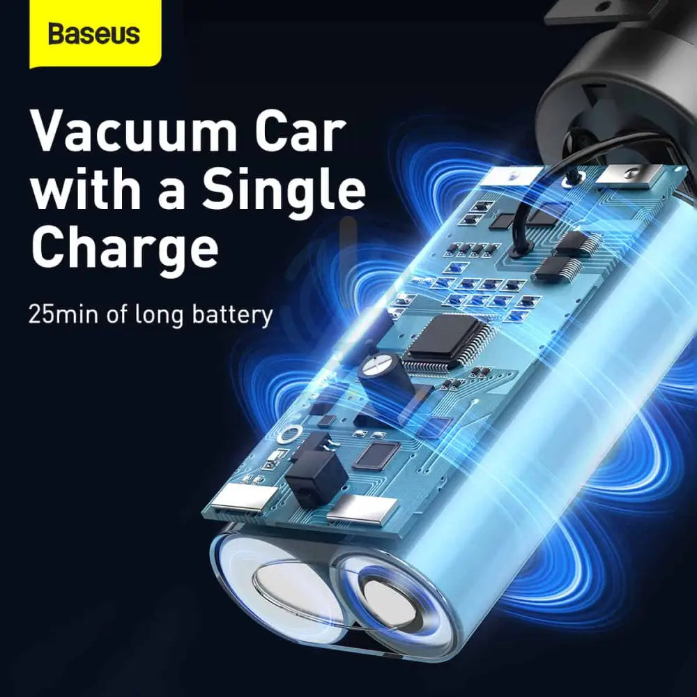 Baseus A1 Car Vacuum Cleaner - 4000PA / Type-C / Black Accessories > Other Accessories