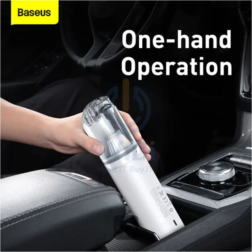 Baseus A1 Car Vacuum Cleaner - 4000PA / Type-C / White Accessories > Other Accessories
