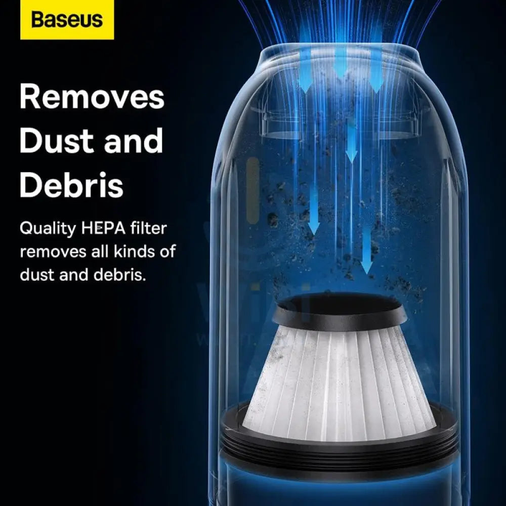 Baseus A2pro Car vacuum Cleaner strainer（2PCS) - Black Accessories > Mobiles & Tablets