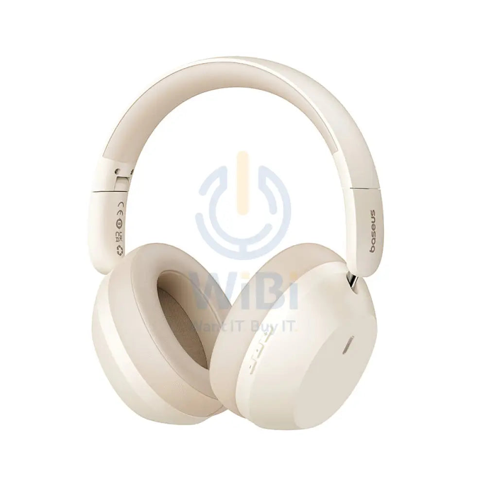 Baseus Bass 35 Max Wireless Headphones - Bluetooth / Stellar White Accessories > Audio > Headphones