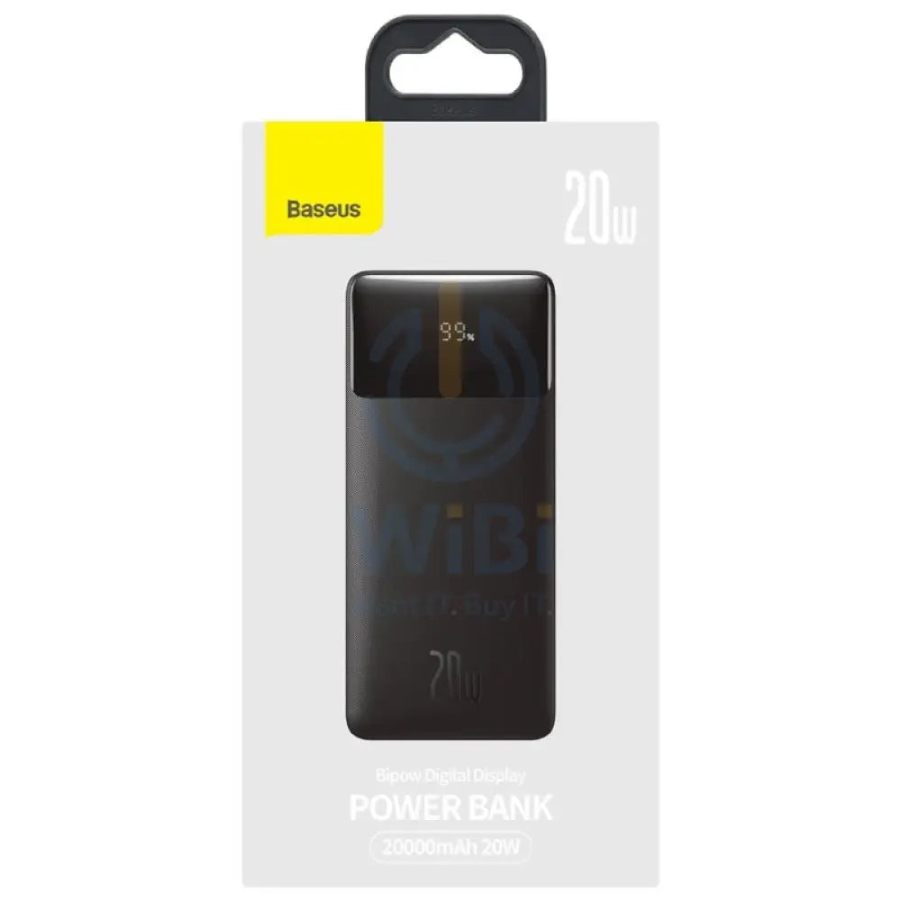 باسيوس BiPow رقمية شاشة طاقة Bank - 20000mAh / 20W / أسود اكسسوارات > طاقة Bank > Offer منطقة