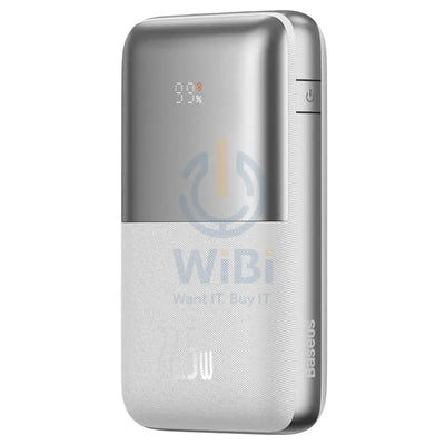 Baseus Bipow Pro Digital Display Fast Charge Power Bank - 20000mAh/ 22.5W/ White Accessories > Power Bank > Offer Zone