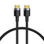 Baseus Cafule 4K HDMI Male To 4K HDMI Male Adapter Cable - 2.0 / Dark Gray + Black Line