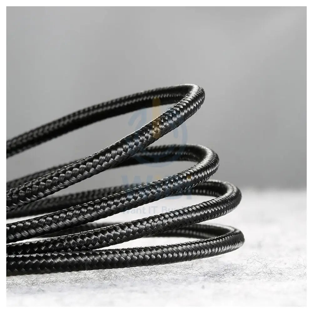 باسيوس كابل  مايكرو-يويو اس بي كابل - 1 متر / أسود اكسسوارات > كبلات  محولات > كبلات