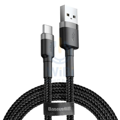 Baseus Cafule Type-C Charging Cable - 1 Meter / 3A / Black Accessories > Cables & Converters > Cables