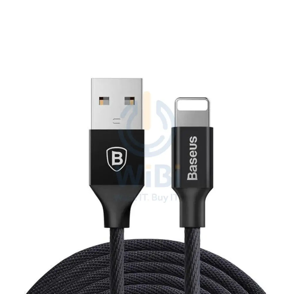 Baseus Cafule USB to Lightning Cable - 3 Meters / Black Accessories > Cables & Converters > Cables
