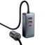 Baseus Car Charger - 2 x USb / 2 x Type-C - 120W / Gray Accessories > Power Adapters