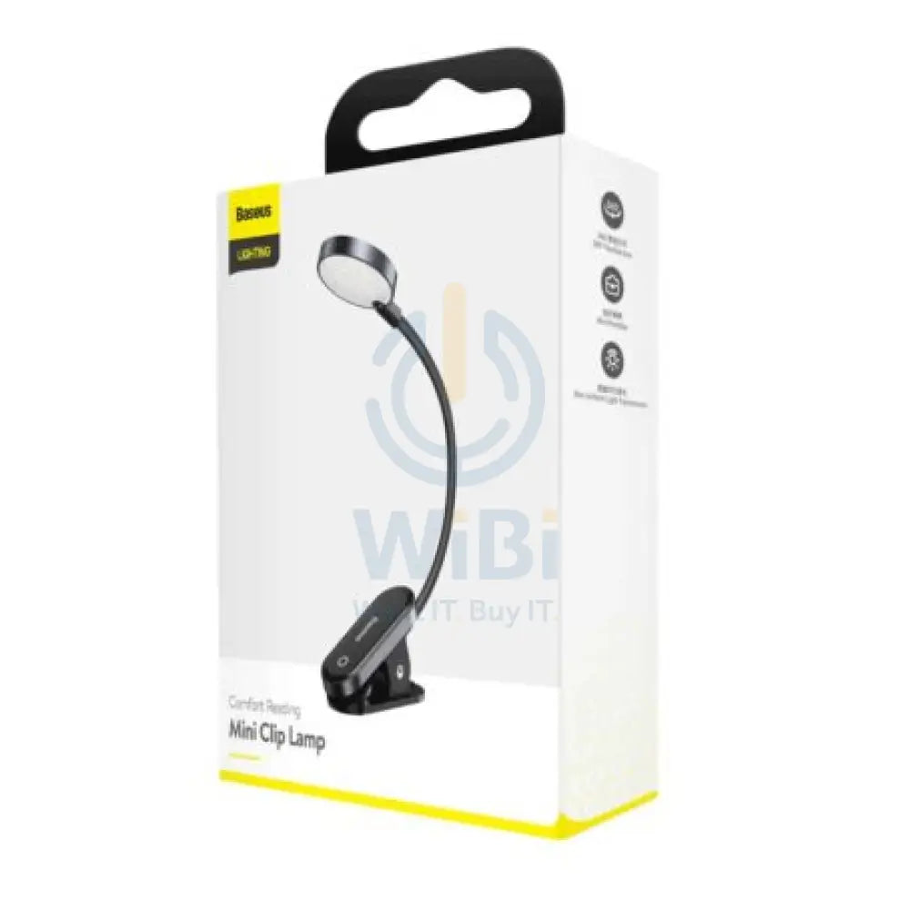 Baseus Comfort Reading Mini Clip Lamp - Dark Gray Accessories > Mobiles & Tablets