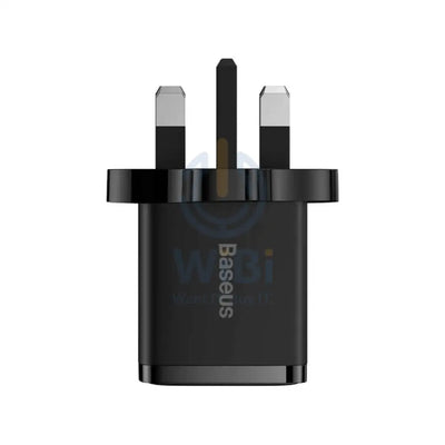 Baseus Compact Fast Charger 2U + C 30W UK - Black Accessories > Power Adapters