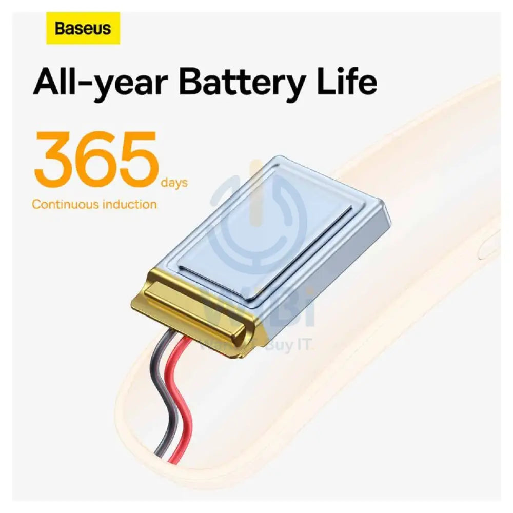 Baseus Crescent Moon Human Body Induction Night Light - 800mAh / 3,000K / White